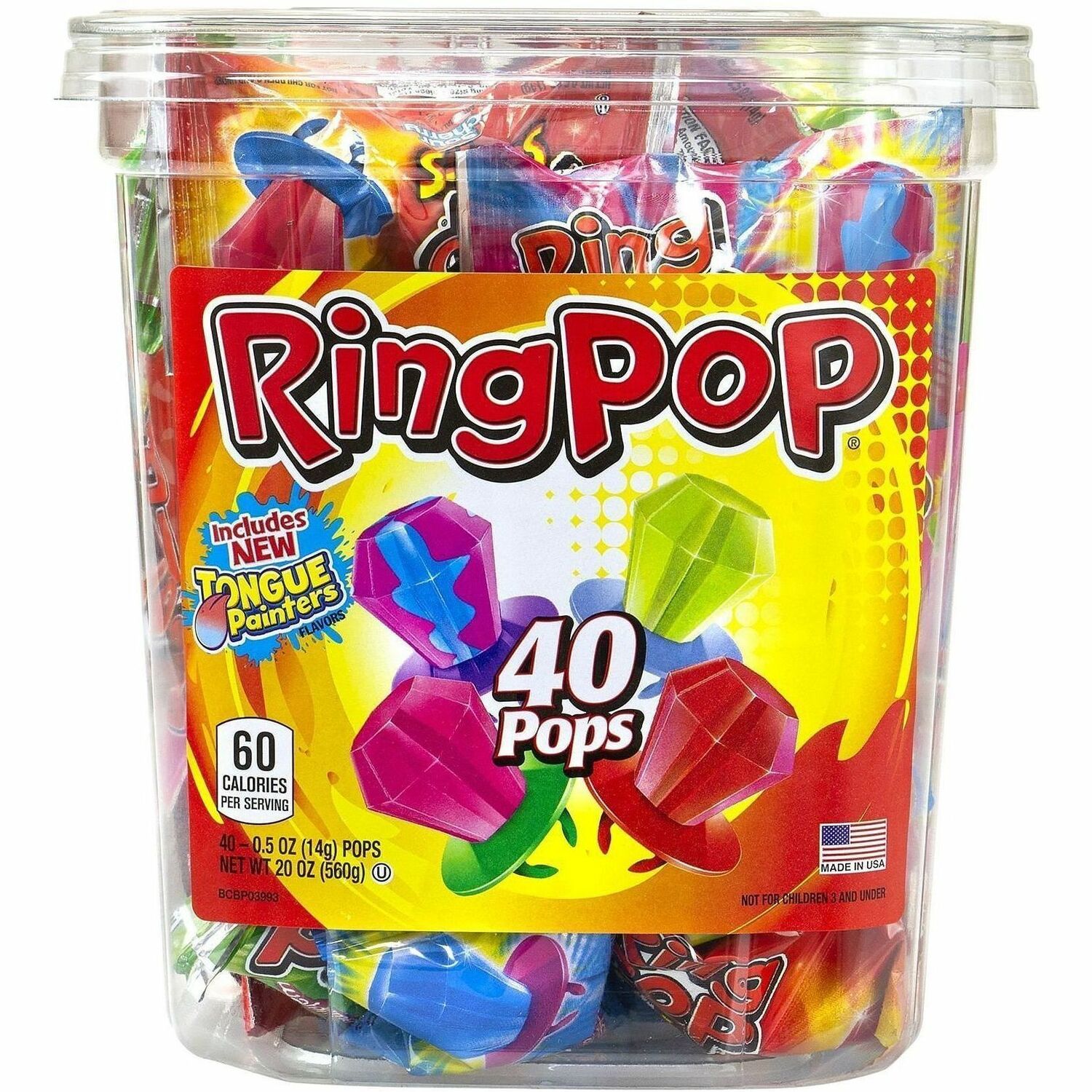Green Rabbit Ring Pop Lollipops Variety Pack