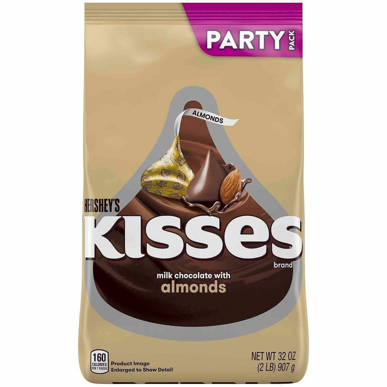 Green Rabbit Hershey's Kisses MilkChocolate Almond