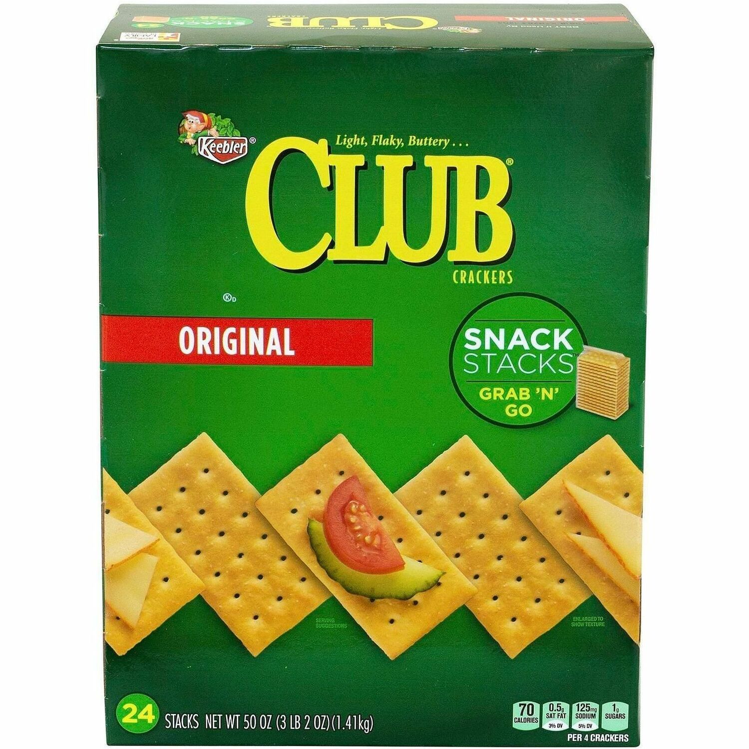Green Rabbit Keebler Club Crackers Snack Stacks