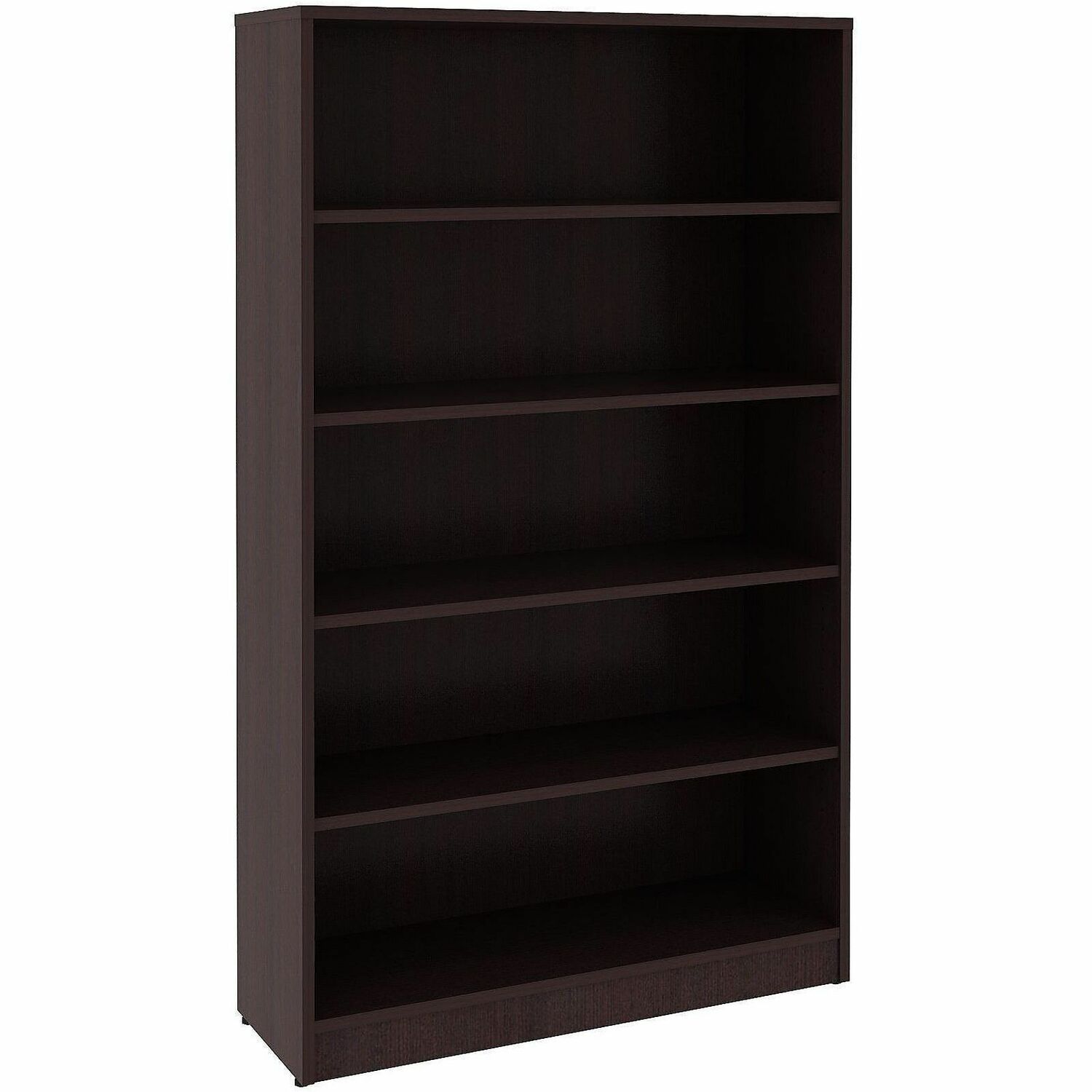 Lorell Essentials Espresso Laminate Bookcase