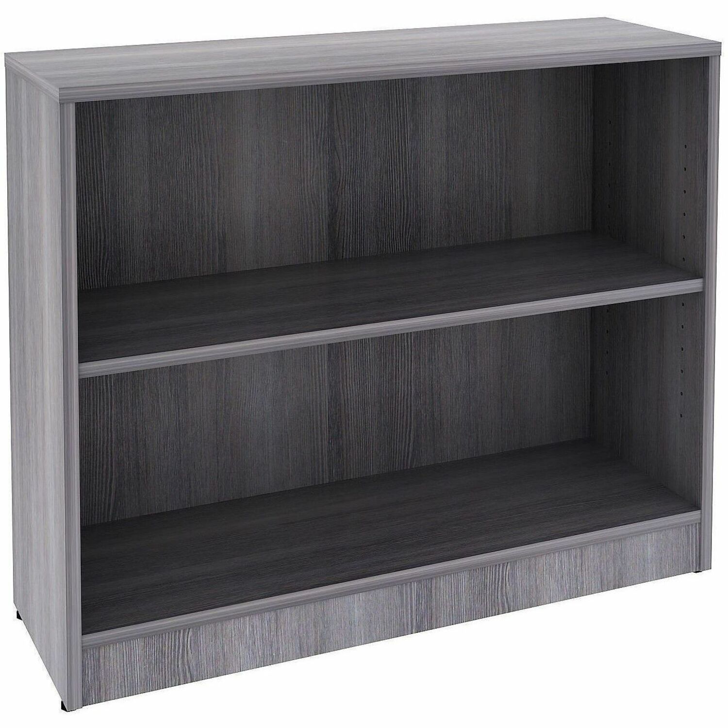 Lorell Weathered Charcoal Laminate Bookcase