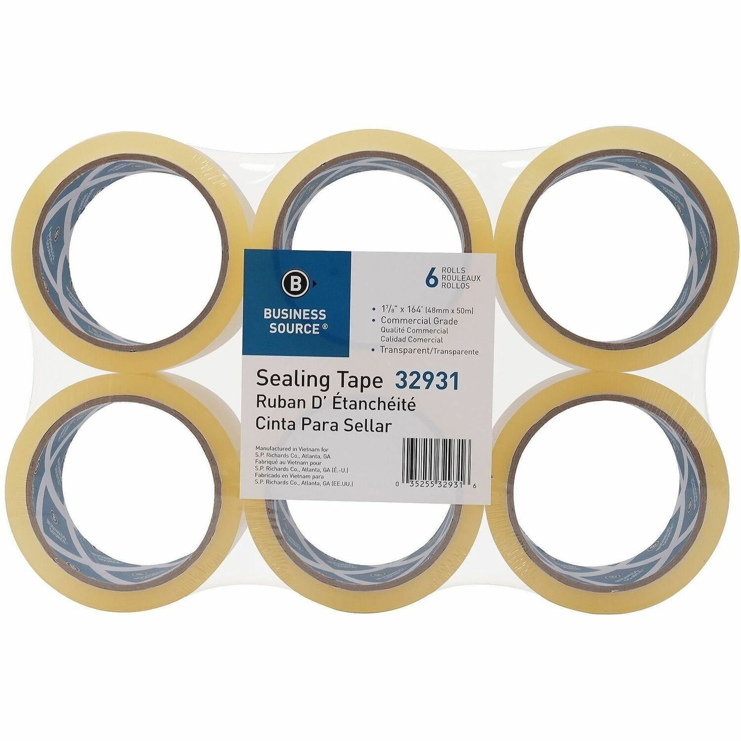 Business Source 3" Core Sealing Tape