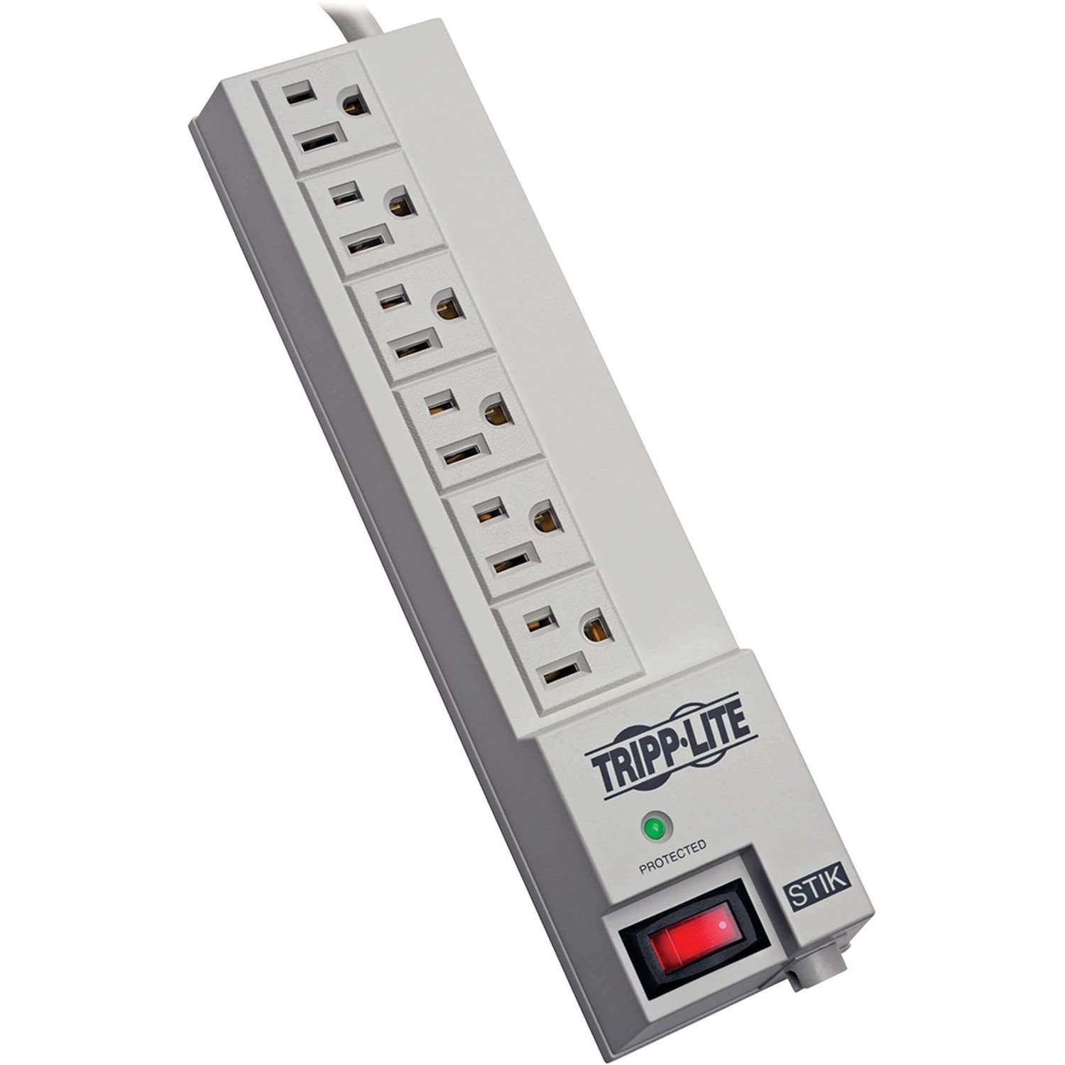 Tripp Lite STIK 6-Outlets Surge Suppressor/Protector - 6 x AC Power - 540 J