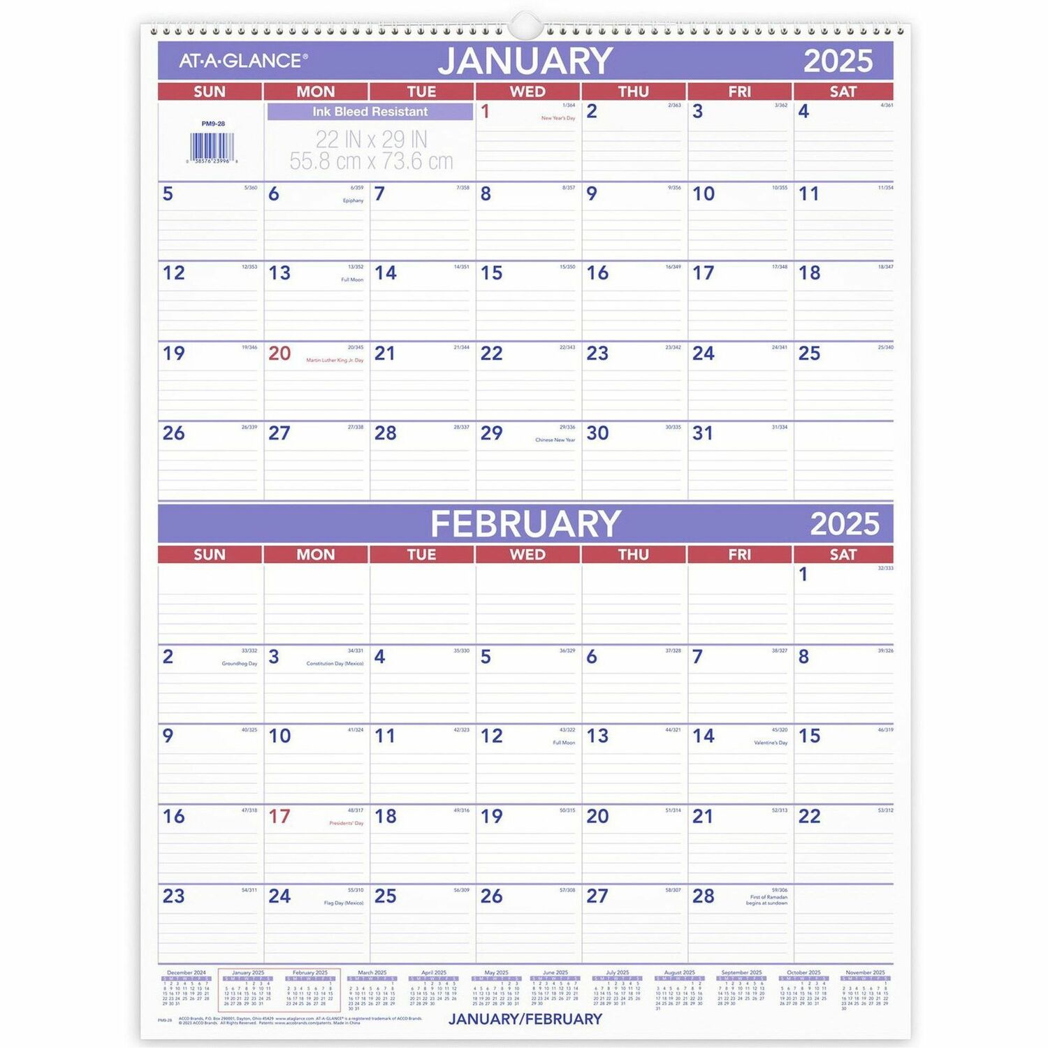 acco calendars