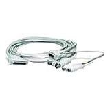 Vertiv Avocent Universal Keyboard, Mouse and VGA Video KVM Cable (PS/2 & Serial) KVM cable 8-Ft (CUFC-8)
