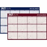 At-A-Glance Horizontal Reversible Erasable Wall Calendar