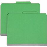 Smead SafeSHIELD 2/5 Tab Cut Letter Recycled Classification Folder