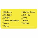 Tabbies Medical Office Insurance Check Labels