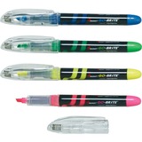 Lorell Dry/Wet Erase Fluorescent Marker, White, LLR55643