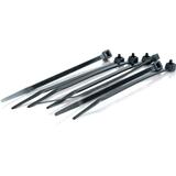 C2G 11.5in Cable Tie Multipack - 100 Pack - Black