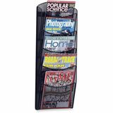 Safco 5-Pocket Onyx Mesh Literature Organizer