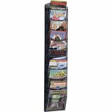 Safco 10-pocket Onyx Mesh Literature Rack