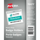 Avery® Horizontal Name Badge Holders, 3