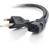 C2G 2ft (0.6m) 16 AWG Universal Power Cord (NEMA 5-15P to IEC320C13) TAA Compliant
