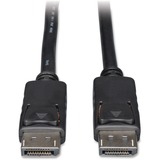 Eaton Tripp Lite Series DisplayPort Cable with Latching Connectors, 4K 60 Hz (M/M), Black, 15 ft. (4.57 m)