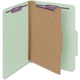 Smead 2/5 Tab Cut Letter Recycled Classification Folder