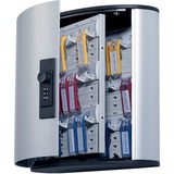DURABLE® Brushed Aluminum Combo Lock 36-Key Cabinet