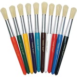 Creativity Street Round Natural Bristle Brushes