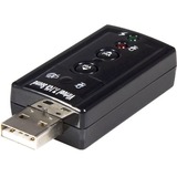 StarTech USB Audio Adapter - Virtual 7.1 - External Sound Card - Stereo Audio