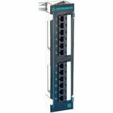 Ortronics Clarity 5E 12-port - Category 5e mini patch on 89D bracket - 10 in x 2.3 in