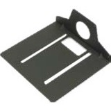 ClearOne Mounting Shelf for Video Conference Equipment, Camera - Black Powder Coat