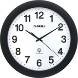Lorell 12" Round Radio-Controlled Wall Clock
