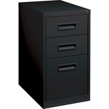 Lorell 22" Box/Box/File Mobile File Cabinet with Recessed Pull