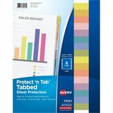 Avery® Tabbed Sheet Protectors