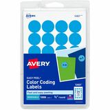 Avery® Removable Color-Coding Labels, 3/4