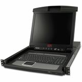 APC 17" Rack LCD Console with Integrated 16 Port Analog KVM Switch