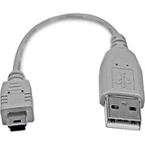 StarTech 6in Mini USB 2.0 Cable - A to Mini B