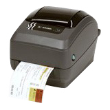 Zebra GX430t Desktop Thermal Transfer Printer - Monochrome - Label Print - USB - Serial - Parallel