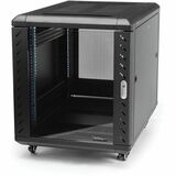 StarTech 12U 36in Knock-Down Server Rack Cabinet with Casters