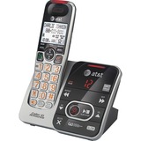 AT&T CRL32102 DECT 6.0 Expandable Cordless Phone with Answering System and Caller ID/Call Waiting, Silver/Black, 1 Handset