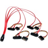 StarTech 50cm Internal Serial Attached SCSI Mini SAS Cable - SFF8087 to 4x SFF8482