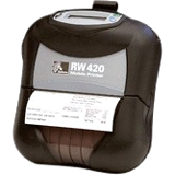 Zebra RW 420 Invoice, Mobile Direct Thermal Printer - Monochrome - Portable - Receipt Print - USB - Serial - Bluetooth - Battery Included - TAA Compliant