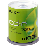 Sony 100CDQ80SP CD Recordable Media - CD-R - 48x - 700 MB - 100