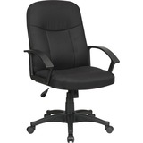 Lorell Executive Upholstered Mid-Back Chair