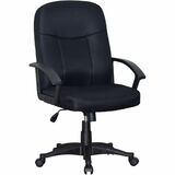 Lorell Executive Upholstered Mid-Back Chair