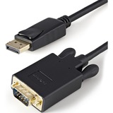 StarTech 3 ft DisplayPort to VGA Adapter Converter Cable - DP to VGA 1920x1200 - Black