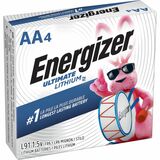 Energizer Ultimate Lithium AA Batteries (1 Pack), 1.5V Lithium Double A Batteries