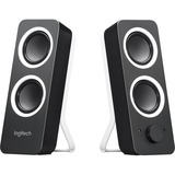 Logitech Multimedia Speakers Z200 with Stereo Sound for Multiple Devices (Midnight Black)