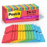 Post-it® Super Sticky Notes Cabinet Pack - Playful Primaries Color Collection
