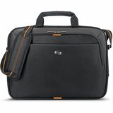 Solo Carrying Case (Briefcase) for 15.6" Apple iPad Notebook - Orange, Black