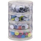 Creativity Street Wiggle Eyes Stackable Storage Jar