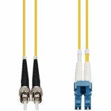 AddOn 5m ST to LC Yellow OS2 Duplex OFNR (Riser-Rated) SMF Fiber Patch Cable