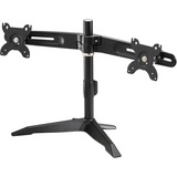 Amer Mounts Stand Based Dual Monitor Mount. Up to 24" , 26.4lb monitors