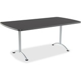 Iceberg Arc Fixed Height Table 36X72 Rectangular, Graphite