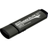 Kanguru Defender Elite30 Hardware Encrypted USB Flash Drive, 32G