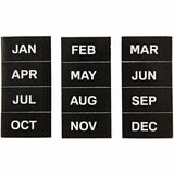 MasterVision Magnetic Monthly Calendar Characters